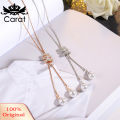 Fashion Charm Rhinestone Faux Pearls Pendant Long Neckle Women Sweater Chains. 