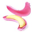 Cute Fruit Banana Protector Box Holder Case Lunch Container Storage Banana Case Kitchen Tools Plastic. 
