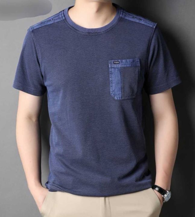 Cotton Short Sleeve T-Shirt For Man