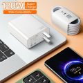 Xiaomi Original 120W Fast Charging MAX USB Charger Type C Cable Wall Charger Xiaomi 13 Ultra Pro Redmi Note Phones Accessories. 