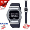 (Ready Stock) G .Shock Men Watch Digital Sport Watch LED Display Water Resistant Shockproof and Waterproof World Time LED Auto Light Sports Square Wrist Watches with 2 Years Warranty GM-5600-1.