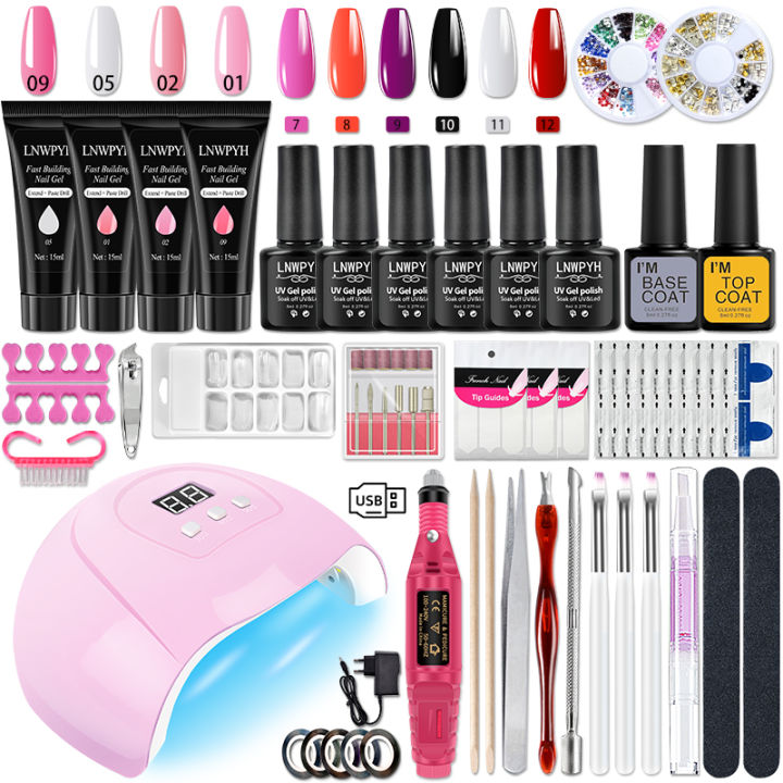Nail%20Set%20Acrylic%20Nail%20Kit%20With%20LED%20Nail%20Lamp%20Dryer%20UV%20Gel%20Nail%20Polish%20Kit%20Manicure%20Art%20Tools%20Set%20Top%20Base%20Nail%20Drill%20Machine%20set%20FeeoiF%20-%20Image%202