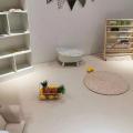 Xiaohongshu off-White Padded Solid Color Carpet Photo Studio Children Baby Live Bedroom Living Room Floor Mat Full Shop.