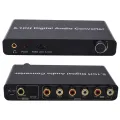 5.1CH Digital Audio Converter SPDIF Input To 5.1 Channel Audio Digital Sound Decoder Converter Compatible For DOLBY Decoding. 