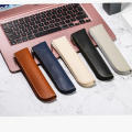 leather Pencil bag craftsmanship Leisure Small pencil case Cosmetic bag for School supplies Travel organizer Makeup storage Gift for girls use.