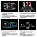New QW88 Smart Watch Magnetic Suction Charging Bluetooth Call Gaming NFC Heart Rate Sleep Monitor Pedometer Multi-Sport Mode Smartwatch. 