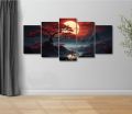 18*36 inch 5Pcs In 1 Set Wall Canvas printing. 
