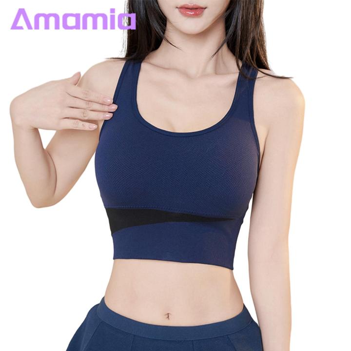 No%20Steel%20Rings%20Sports%20Bra%20Comfortable%20Seamless%20Push%20Up%20Sports%20Bra%20for%20Active%20Women%20Quick-drying%20Adjustable%20for%20Jogging%20Exercise%20Shockproof%20Breathable%20Design%20Seamless%20Bottoming%20Vest%20-%20Image%203