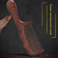 Unisex Sandalwood Comb Women Men Home Travel Wood Anti-Static Fine-Tooth Comb Wooden Handles Hair Comb. 