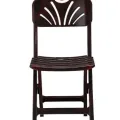 Folding Casual Chair Tulip-Bar Rose Wood. 