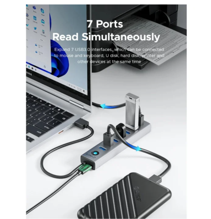 ORICO%20CL7U-U3%207-Port%205Gbps%20USB%203.0%20Hub%20-%20Image%204