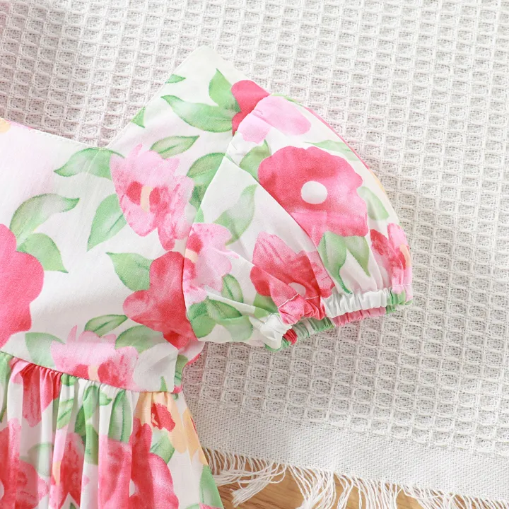 Summer%20New%20Baby%20Girl%20Dress%20Bubble%20Sleeves%20Square%20Neck%20Bow%20Summer%20Birthday%20Party%20Dress%20Sweet%20Princess%20Dress%20(0-3%20Year%20Old%20Girl)%20-%20Image%206