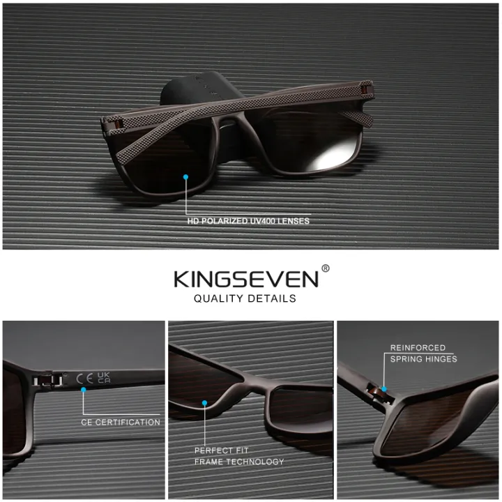 KINGSEVEN%20New%20Fashion%20Sunglasses%20For%20Men%20Polarized%20UV400%20Protect%20Glasses%20Night%20Vision%20Lens%20Outdoor%20Sports%20Anti-slip%20Eyewear2024%20-%20Image%205