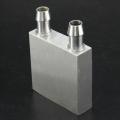 Aluminum Water Cooling Block for CPU Graphics Radiator Heatsink- 40*40*12. 
