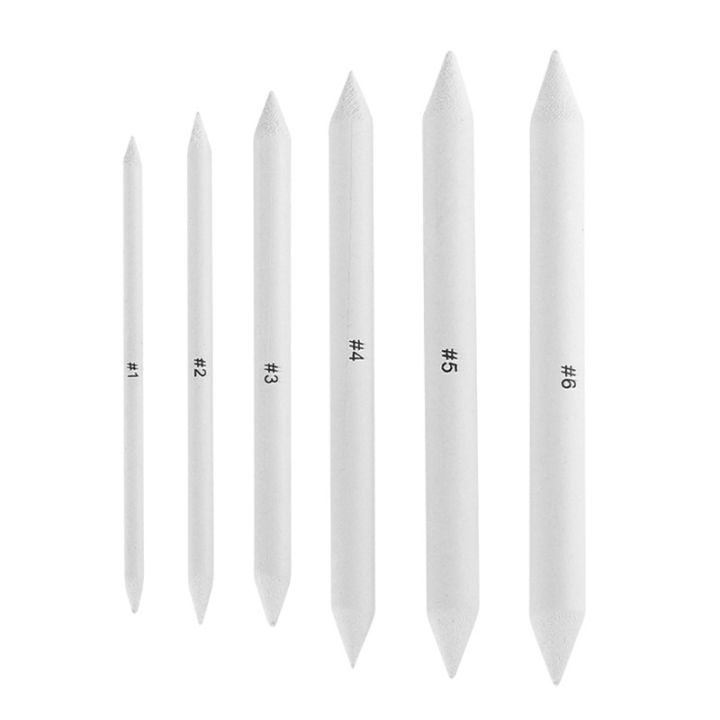 Blending Stumps Solid Double-Ended Points Blend Smudge Easily Sharpened Sanded Shading Pencils for Drawing Sketching