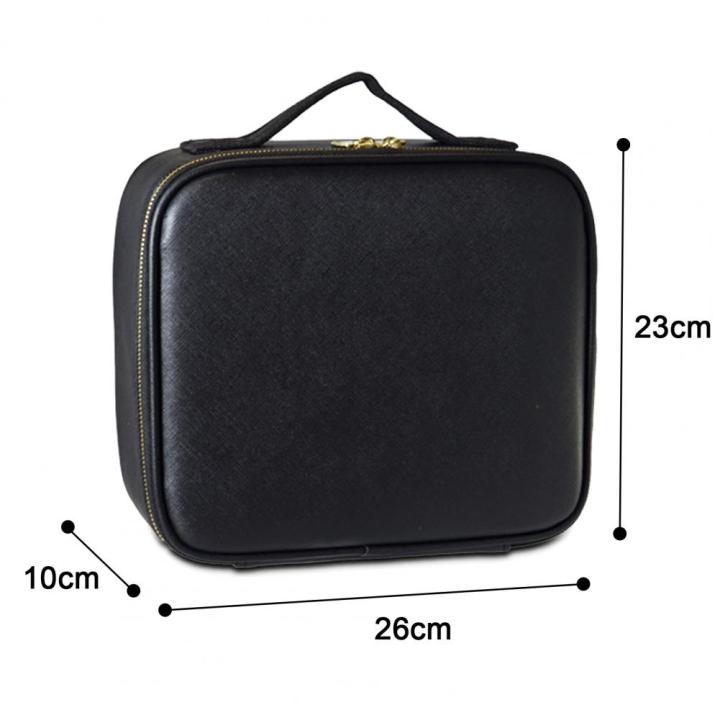 Makeup%20Bag%20With%20Led%20Lighted%20Mirror%20Travel%20Cosmetic%20Organizer%20Adjustable%20Led%20Vanity%20Mirror%20Women%20Waterproof%20Cosmetic%20Case%20-%20Image%205