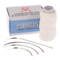 1 Volumes Veterinary Suture Thread Veterinary Special Beam Surgical Suture Needle Pig Pet Animal Surgical Suture Line Demoo. 