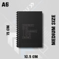 Notebook Aesthetic Black Theme Ai Edition Artiqulate Journal Writing Pad K744. 