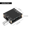 6X XY-C50L MINI Bluetooth 5.0 Wireless Audio Digital Amplifier Stereo Board 50Wx2 Bluetooth Amplificador 3.5MM USB.