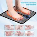 EMS Foot Massager Folding Portable Feet Massage Machine Electronic Muscle Stimulatior Massage Mat USB Rechargeable. 