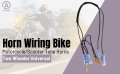 DUAL HORN WIRING UNIVERSAL CLIP HARNESS Kit for Cars & Bikes in 12V | Plug & Play Fitment 1 Piece.