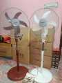 Defender Full Stand Solar Fan 16 Inch  5 Blade 16 Inches 12V DC Stand Fan Solar Fan / 12v DC FAN / 16 Inch DC Fan -1 PCS -Power Source: 12V Battery or Solar. 