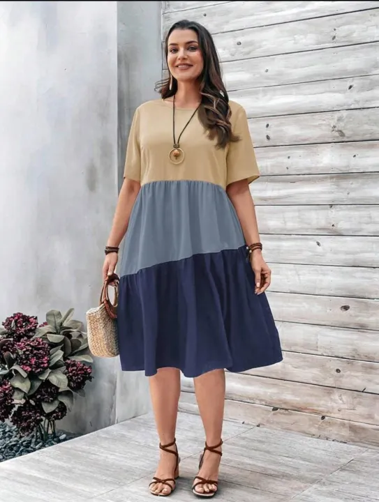 Triple-Layer%20Midi%20Dress%20%E2%80%93%20Soft%20Cotton,%20Bold%20Color%20Design%20-%20Image%202