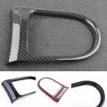 Carbon Fiber Car Interior Gear Shift Panel Trim Cover For Ford Mustang 2015-2018 Decoration Frame Car Stickers. 