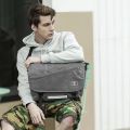 OIWAS 15 Inch Laptop Men Messenger Bag Fashion Travel Sling Shoulder Bag Men's Canvas Briefcase Male Crossbody Pack For Teenages. 