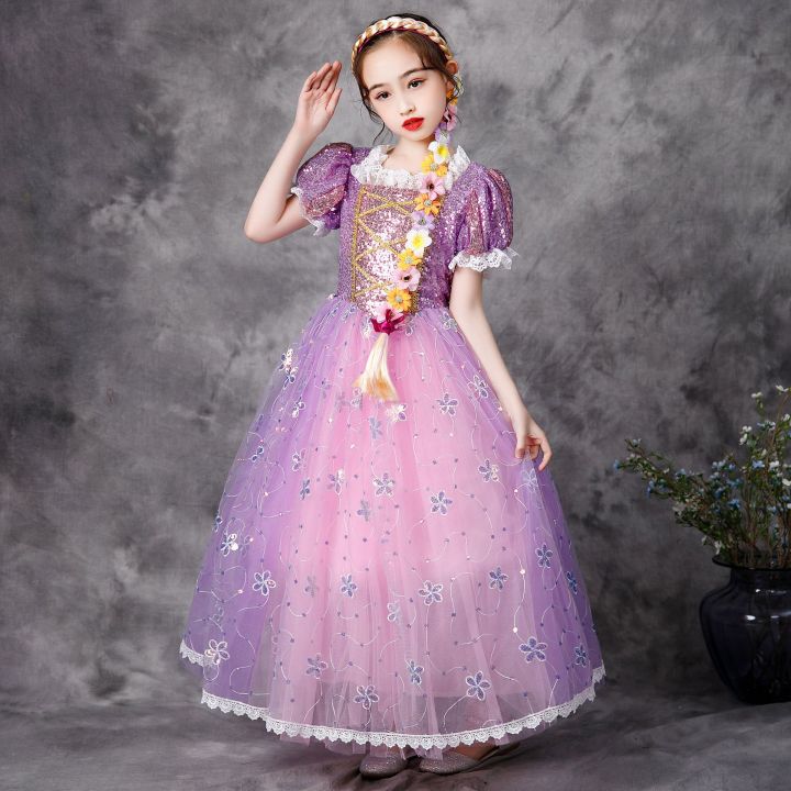 Princess%20Marriage%20Children's%20Birthday%20Gift%20Dress%20Tangled%20Baby%20Cosplay%20Party%20Rapunzel%20Dress%20Princess%20Costume%20Women's%20Halloween%20Costume%20-%20Image%206
