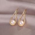 Fashion Lovely Geometric Senior Dangle Earrings Contracted Temperament Crystal Sweet Women Earrings Jewelry. 