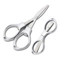 GC Mini Foldable Portable Stainless Steel Scissors 8-Shape Glasses Cut Fishing Line Scissors. 