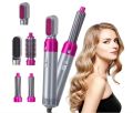 5 in 1 Hot Air Styler Hair Dryer Comb Multifunctional Styling Tool for Curly Hair machine for Straightening Curling Drying Combing Scalp Massage Styling. 