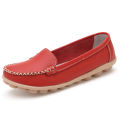 Summer Womens Flats Ballet Shoes Woman Cut Out Leather Shoes Breathable Moccasins Women Boat Shoes Luxury Ladies Casual Shoes House Foocus. 