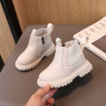 Fall/Winter 2024 Boys' Booties, New Cotton Boots, Girls' Snow Boots, Children's Leather Boots, Children's British Fashion Martin Boots.
