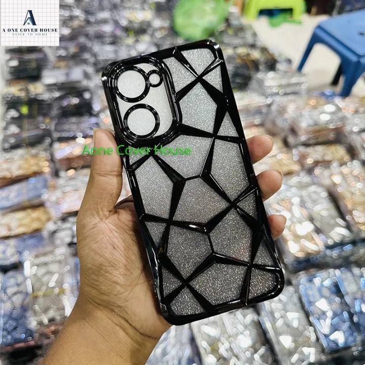 vivo%20Y18%20%20Luxury%20Diamond%20High%20Quality%20Fixed%20Glitter%20Phone%20Case%20Back%20Cover%20-%20Image%202