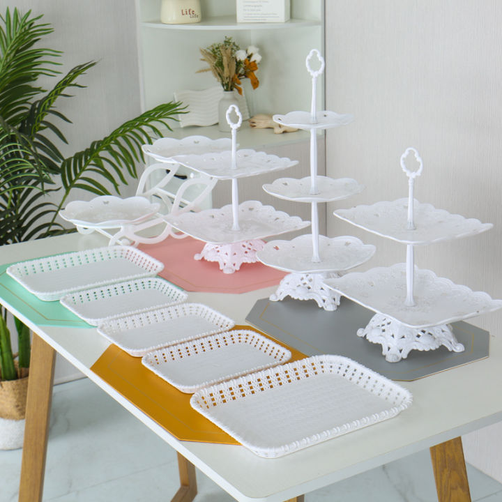 Dessert%20Table%20Cake%20Display%20Stand%20Plastic%20Birthday%20Arrangement%20Multi-Layer%20Dim%20Sum%20Rack%20Swing%20Plate%20Cold%20Meal%20Tea%20Break%20Small%20Cake%20Tray%20-%20Image%203