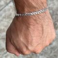 Men's Stainless Steel Chain Bracelet.