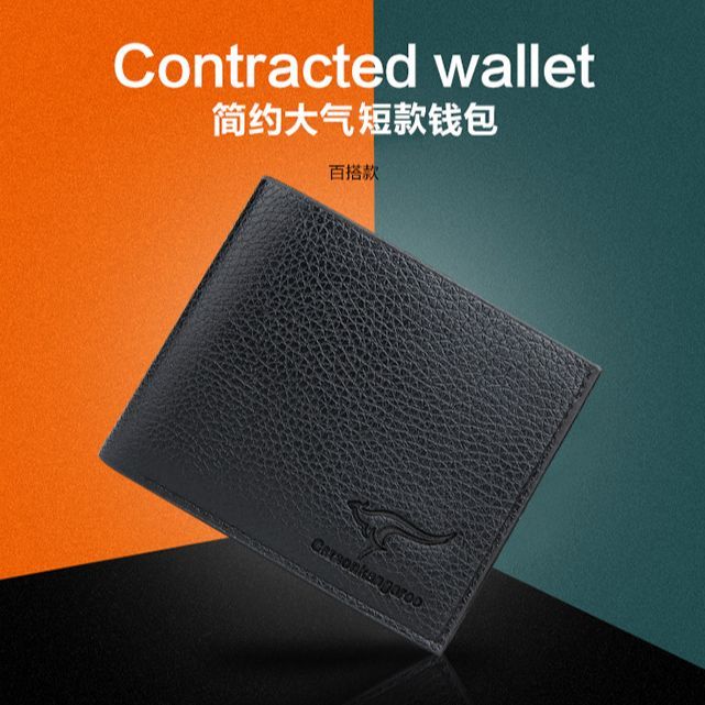 Whimsical Versatile -Choice and Remark -Men's Wallet money clip business men's students Leather Wallet for Men- Avant-garde