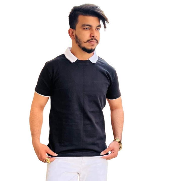 Stylish Cotton Fabrics T-shirt For Men-Polo Shirt - Comfortable and Suitable for All Seasons and Occasions
