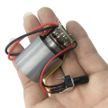 Mini Brushless Motor DC 9-12V 100000RPM High Speed CNC Aluminum Alloy Impeller Ducted Fan Stepless Speed Regulation Easy to Use.