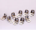 10Pcs Glass Shelf Brackets Suction Support Studs Pegs 5mm Shelves Fixed Cabinet Cupboard Glass Bracket Supporter Hold.