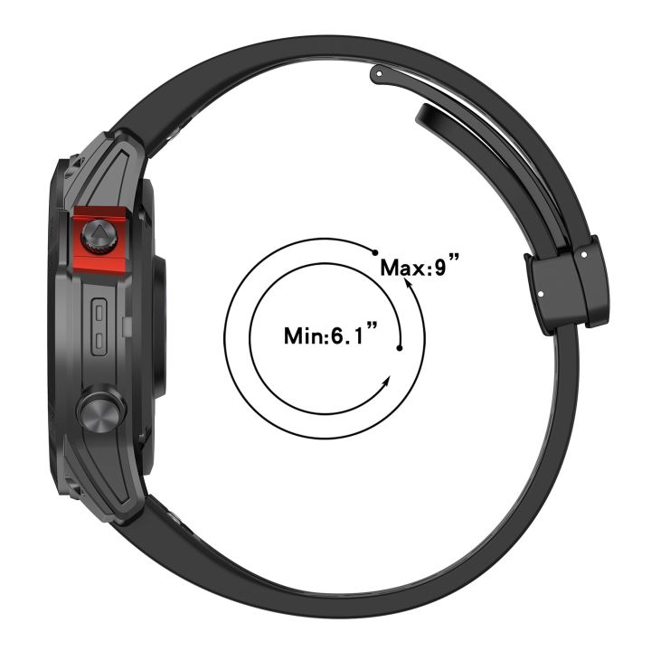 20mm%20Folding%20Buckle%20Hole%20Silicone%20Watch%20Band%20For%20Garmin%20Fenix%207S%20Solar%20-%20Image%206
