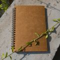 Designer Series Kraft Spiral Dotted Grid Notebook.
