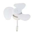 USB Fan DC5V Ceiling Fan 360 Degree Adjustment Low Noise Electric Fan Indoor Cooling Fan for Notebook. 