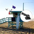 Flag Pole Holder Mounting Bracket Adjustable Flagpole Rod Hitch Bracket Multi-Position Flag Pole Mounting Bracket.