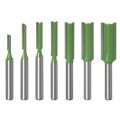 6mm Shank Single Edge Woodworking Tool Milling Cutter Router Bits Slotting Cutter Drill Bit.