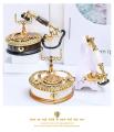 Light Luxury Classic Style Dial Old-fashioned Telephone Music Box Home Desk Porch Home Decoration Living Room Decoration.