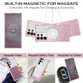 【Buried Buzie】ROCK Gradient Glitter Magnetic Case For Samsung Galaxy S24 S23 S22 S21 Ultra S20 FE Wireless Charging Cover For Samsung S24 Plus.