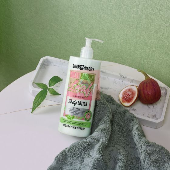 Soap%20&%20Glory%20Great%20Barrier%20Leaf%20Moisturising%20Body%20lotion%20-%20500%20ml%20-%20Image%202